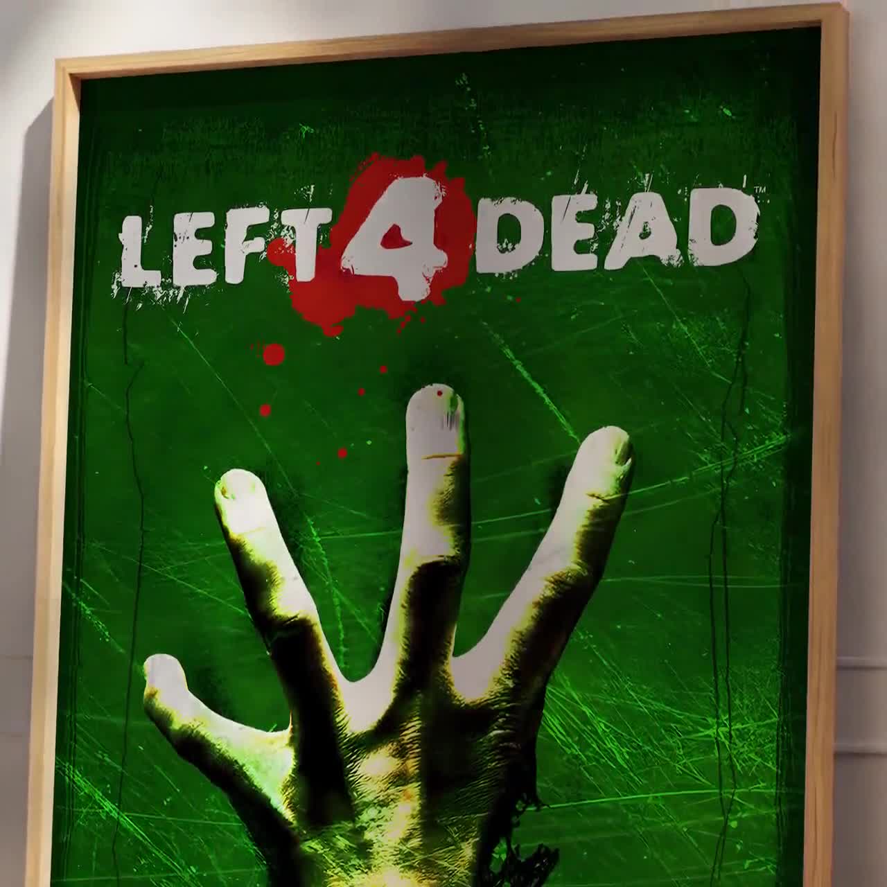 Left 4 Dead Poster | Classic Zombie FPS Art | Co-op Survival